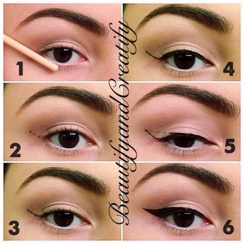 The Easiest Way To Apply Winged Eyeliner 👌👀 Cat Eye Makeup Tutorial