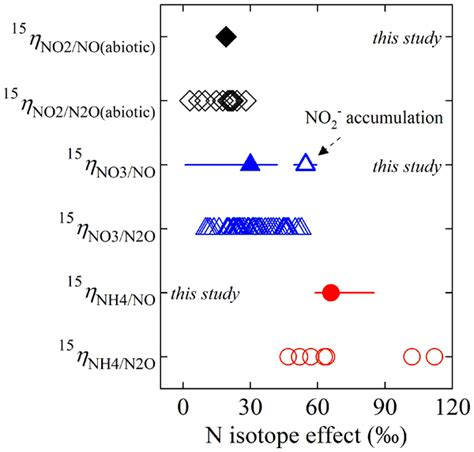 Bg Nitrogen Isotopic Fractionations During Nitric Oxide Production In