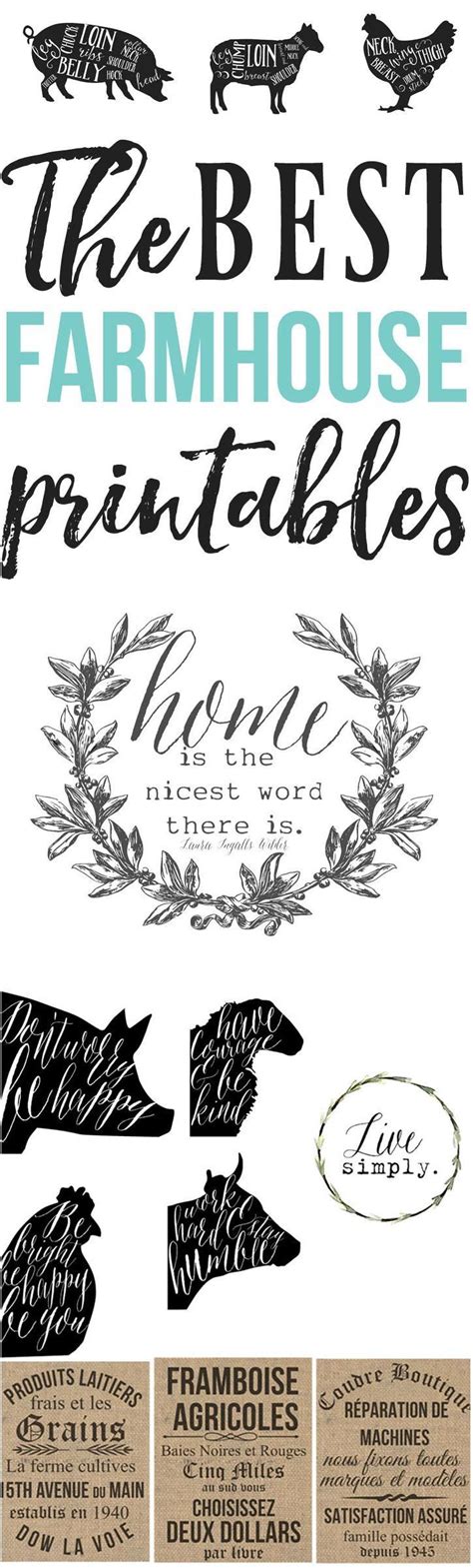 Free Farmhouse Printables For Your Home The Mountain View Cottage