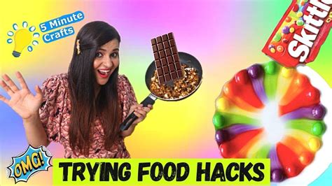 Trying Dumb Food Hacks By 5 Minute Crafts Youtube