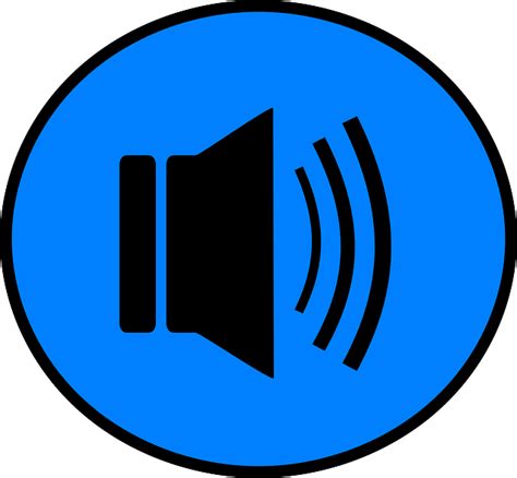Przycisk Głośnik Symbol Darmowa Grafika Wektorowa Na Pixabay