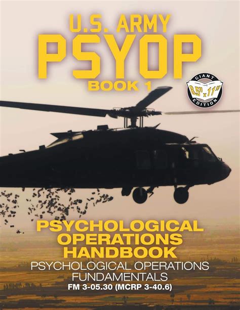 buy us army psyop book 1 psychological operations handbook psychological operations