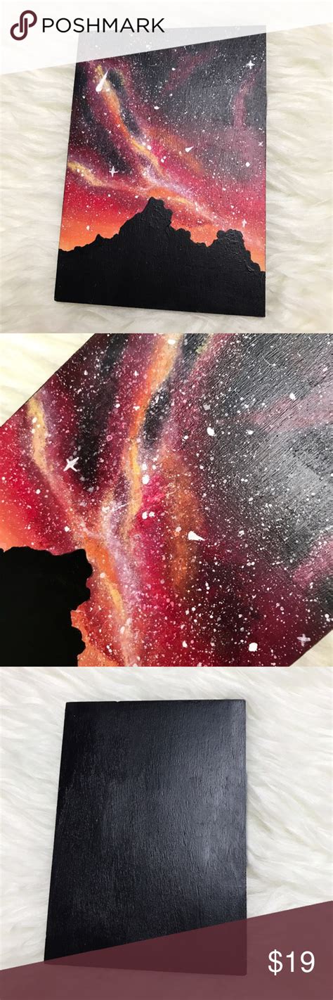Mini Galaxy Painting Galaxy Painting Galaxy Art Painting Canvas Art