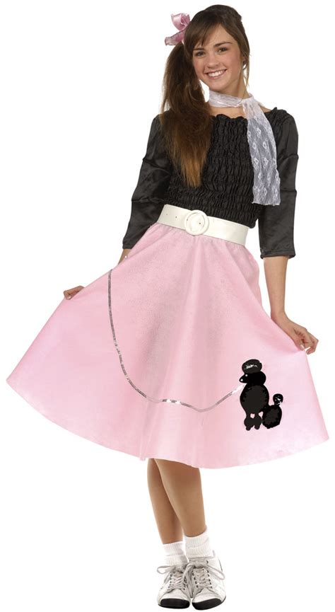1950s Halloween Poodle Skirt Costumes For Girls