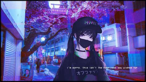 Anime Aesthetic Glitch Wallpapers Wallpaper Cave