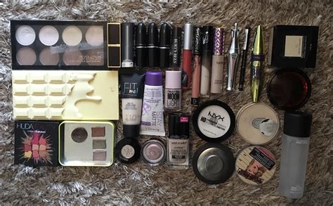 My Entire Curated Collection Rmakeupflatlays