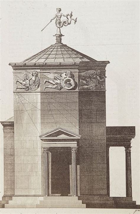 Illustration Of The Horologion Of Andronikos Kyrristos Tower Of The