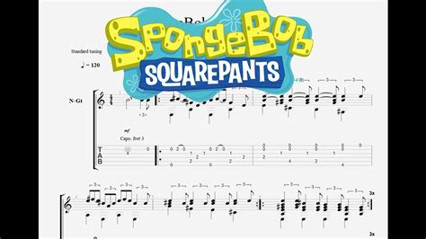 Spongebob Intro Theme Guitar Tab Guitar Tab Acordes Chordify