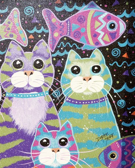 Pin By Lisa Glover On Cat Wallpapers Cat Colors Whimsical Cats Cat