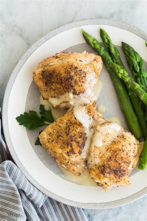 If you're using the frozen chicken tenders or frozen chicken thighs, you need to cook your keto crack. These Creamy Garlic Instant Pot Chicken Thighs are easy and delicious! Use bone in or bon ...