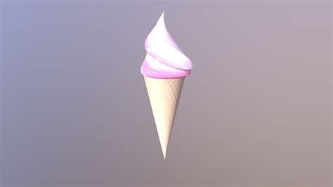 Ice Cream Cone Download Free D Model By AidanVerveckken C Ca Sketchfab