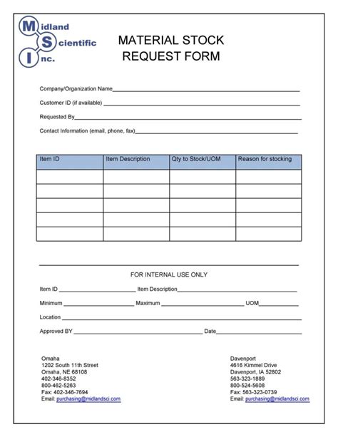 55 Requisition Form Template Redlinesp