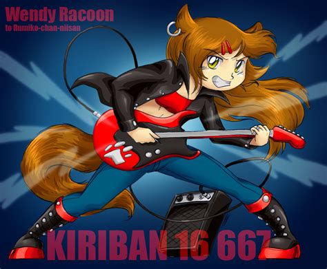 Wendy Raccoon Rock And Roll By Rumay Chian On Deviantart