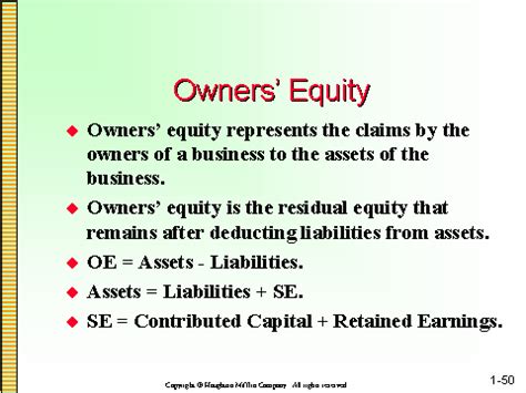 There are two types of equities. Owners' Equity