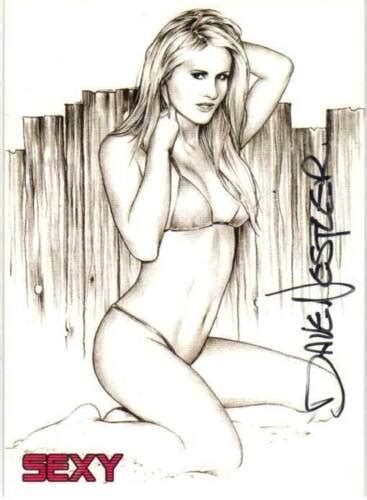 Art Of Dave Nestler Sexy Subset Card 1 Signed By Dave Nestler Ebay