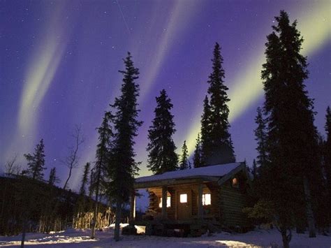 Sunsurfer Winter Cabin Cabin Alaska Northern Lights