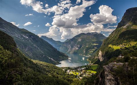 Mountains Norway Valley Wallpapers Hd Desktop And