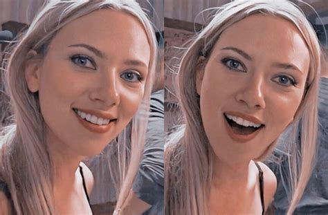 Scarlett Johansson Smiles And Then Gets Surprised For How Much We Love