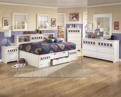 Signature Design By Ashley Zayley Twinfull Storage Bed Bookcase Bed