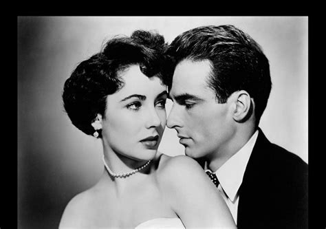 Elizabeth Taylor And Montgomery Clift In The Classic Romantic Film A