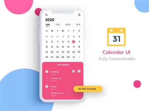 Calendar App Ui Design Event Ui Uplabs