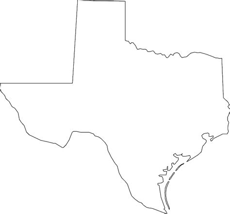 Texas Map Public Domain The Most Important News