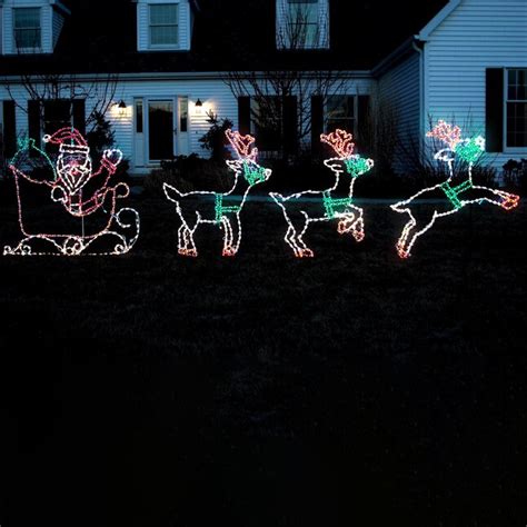 Holidynamics Holiday Lighting Solut 45 In Hanging Reindeer Yard