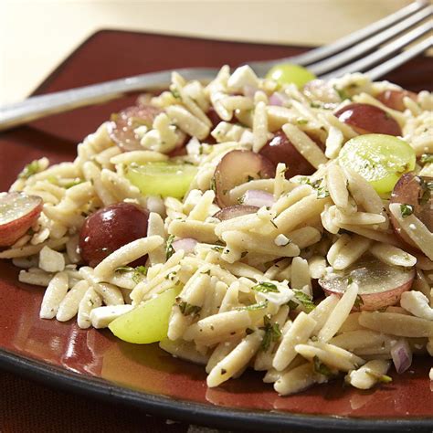 Orzo And Grape Salad With Feta And Mint Recipe Eatingwell