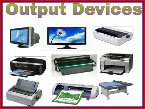 What are output Devices{monitor,printers,plotters} Its types and work ...