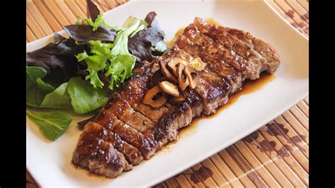 Fillet would also be good but is. Japanese Beef Steak Recipe - Japanese Cooking 101 - YouTube