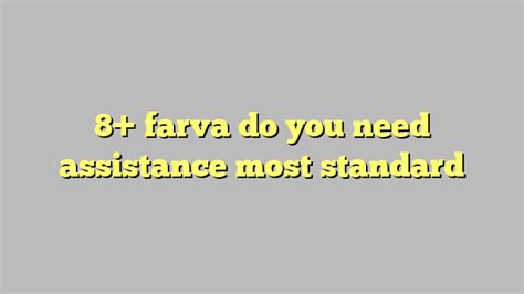 8 Farva Do You Need Assistance Most Standard Công Lý And Pháp Luật