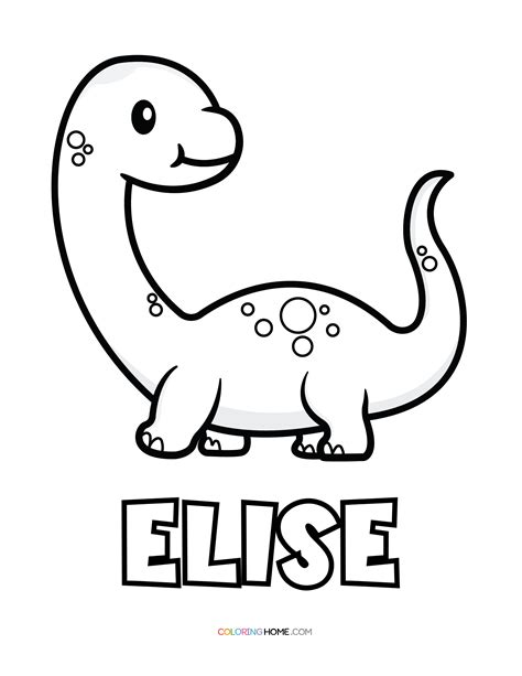 Elise Name Coloring Pages Coloring Home