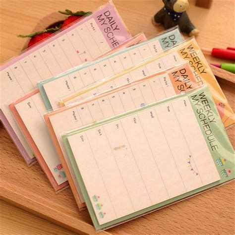 Aliexpress Com Buy New 2019 Weekly Daily Schedule Planner Mini Memo
