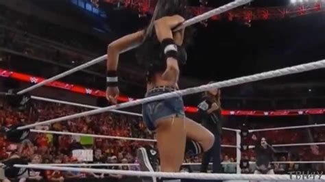AJ Lee Sexy Ass WWE RAW 9 1 14 HD YouTube