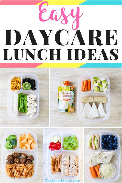 A healthy lunch should ideally include a serving of each food group. Easy Toddler Lunch Ideas for Daycare | The Mom Friend