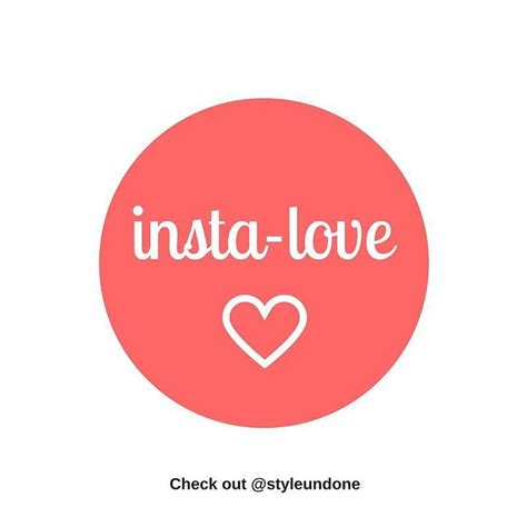 The Insta Love Button Is Shown In White On A Pink Circle With A Heart