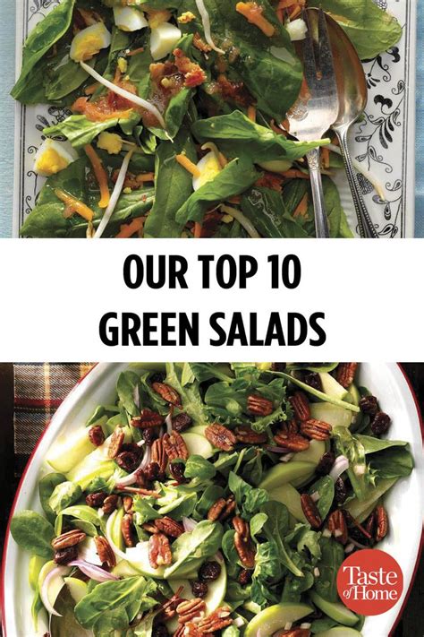 Our Top 10 Green Salads—all 5 Star Rated Green Salad Recipes Healthy