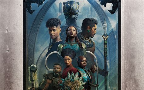 1920x1200 Resolution Official Black Panther Wakanda Forever 4k Poster