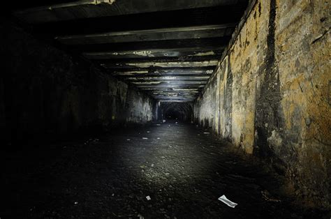 Wallpaper Dark Night Tunnel Subway Infrastructure Sewers