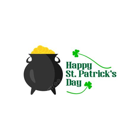 St Patricks Day Vector Hd Png Images St Patrick S Day Pot Of Gold Pot