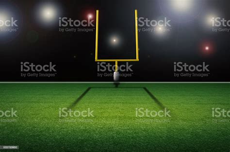 American Football Field Goal Post Stock Photo Download Image Now