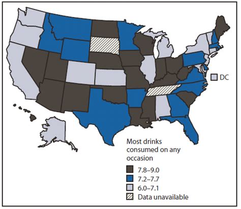 Vital Signs Binge Drinking Prevalence Frequency And Intensity Among