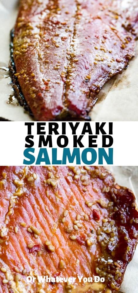 Salmon, smoked paprika, pepper, mustard powder, salt. Teriyaki Smoked Salmon | Or Whatever You Do