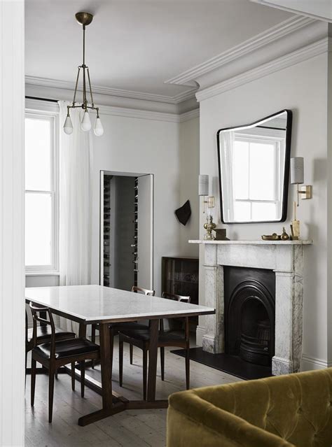 Historic Home With Modern Elements Scandinavian Dining Room Interior
