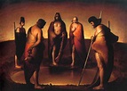 Five Persons Around a Water Hole - Odd Nerdrum - WikiArt.org