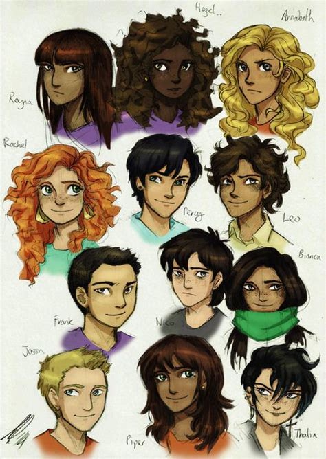 PJO HOO Characters Part 1 2 Art By Andythelemon Colored By