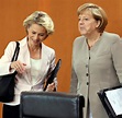 Streit um Renten: Angela Merkel lässt Ursula von der Leyen allein - WELT