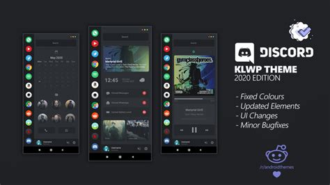 Theme Discord Klwp Theme 3 Pages 2020 Edition