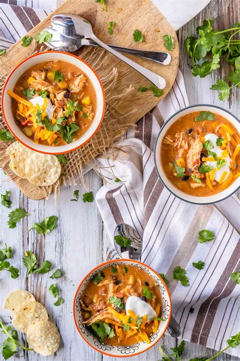 Slow Cooker Chicken Chili Bake Eat Repeat
