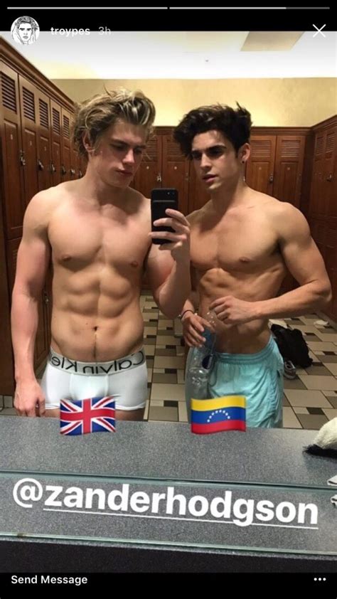 Troy Pes And Zander Hodgson Just Cant Keep Their Clothes On
